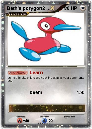 Pokemon Beth's porygon2