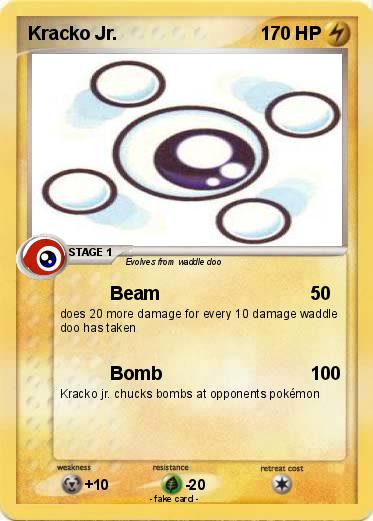 Pokemon Kracko Jr.