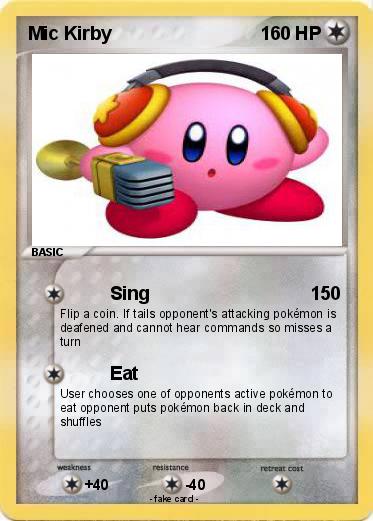 Pokemon Mic Kirby