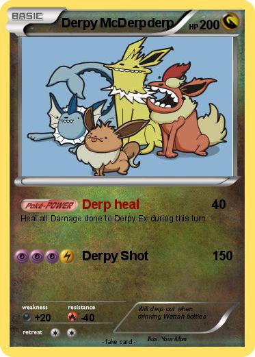 Pokemon Derpy McDerpderp