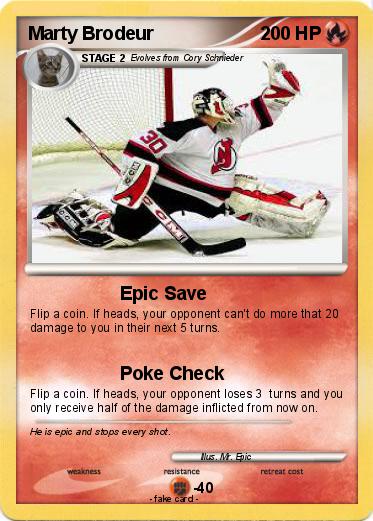 Pokemon Marty Brodeur