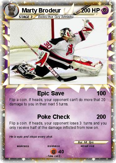 Pokemon Marty Brodeur