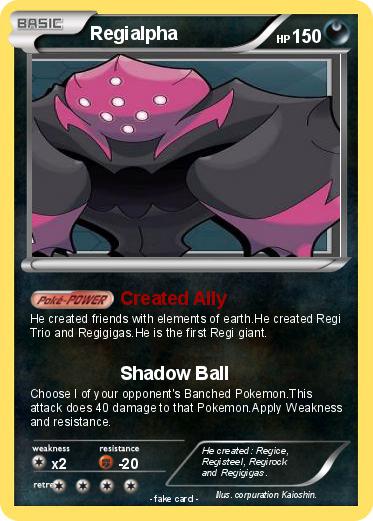Pokemon Regialpha