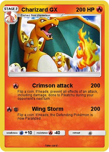 Pokemon Charizard GX