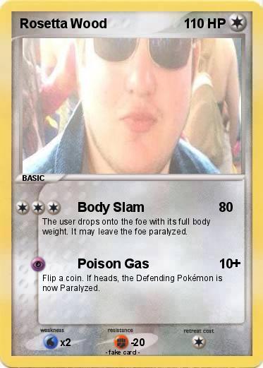 Pokemon Rosetta Wood