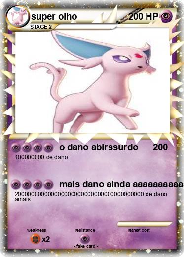 Pokemon super olho