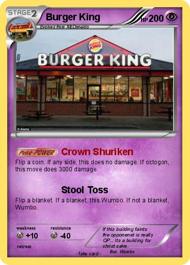 Pokemon Burger King