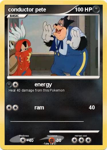 Pokemon conductor pete