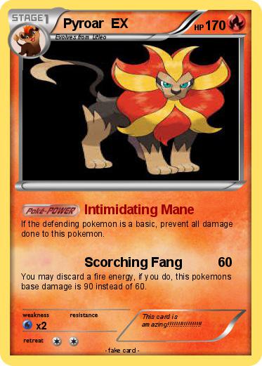 Pokemon Pyroar  EX Pokemon Pyroar  EX