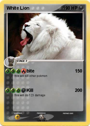 Pokemon White Lion