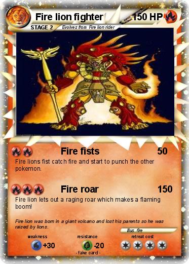 Pokemon Fire lion fighter