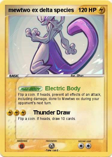 Pokemon mewtwo ex delta species