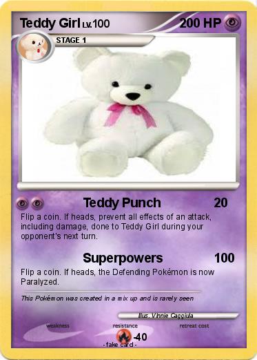 Pokemon Teddy Girl