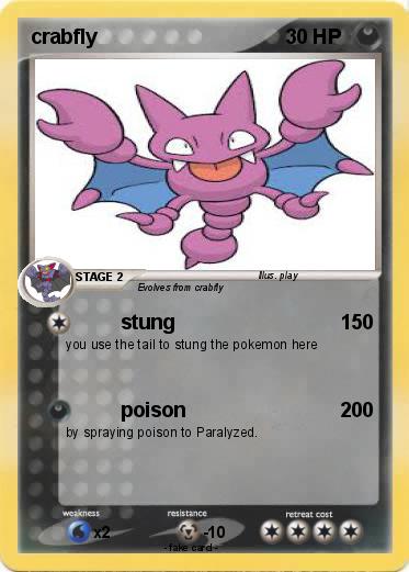 Pokemon crabfly