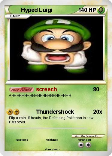 Pokemon Hyped Luigi