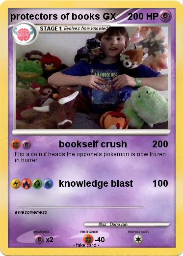 Pokemon protectors of books GX