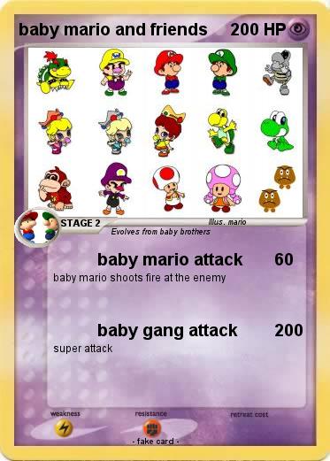 Pokemon baby mario and friends