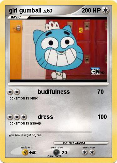 Pokemon girl gumball
