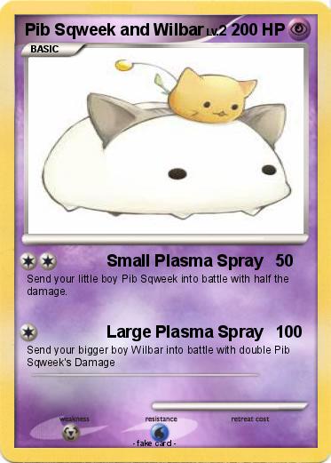 Pokemon Pib Sqweek and Wilbar