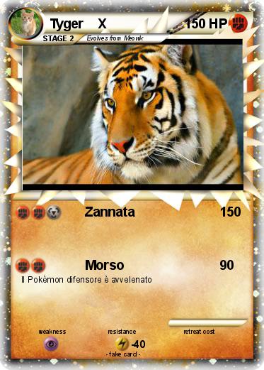 Pokemon Tyger    X