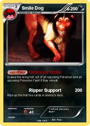 Pokemon Smile Dog