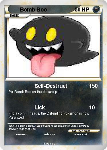 Pokemon Bomb Boo