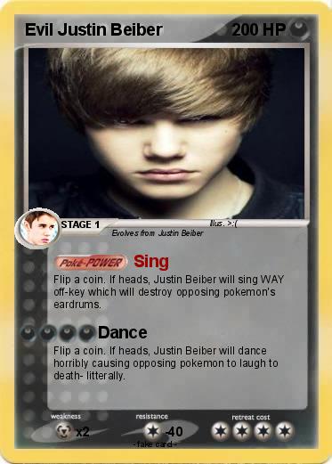 Pokemon Evil Justin Beiber