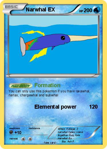 Pokemon Narwhal EX