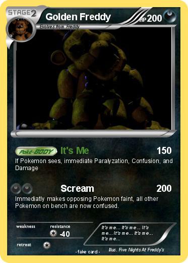 Pokemon Golden Freddy
