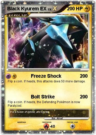 Pokemon Black Kyurem EX