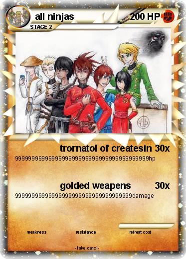 Pokemon all ninjas