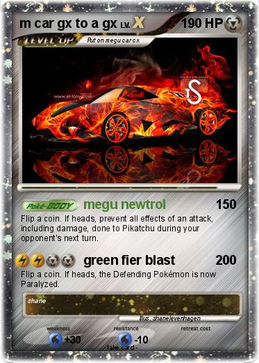 Pokemon m car gx to a gx