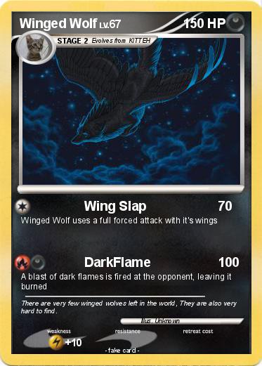 Pokemon Winged Wolf