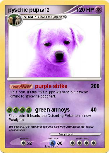 Pokemon pyschic pup