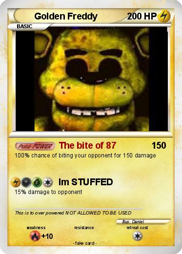 Pokemon Golden Freddy