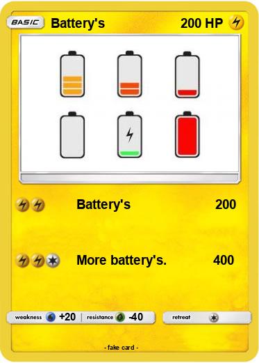Pokemon Battery's