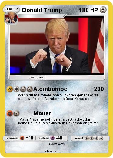 Pokemon Donald Trump