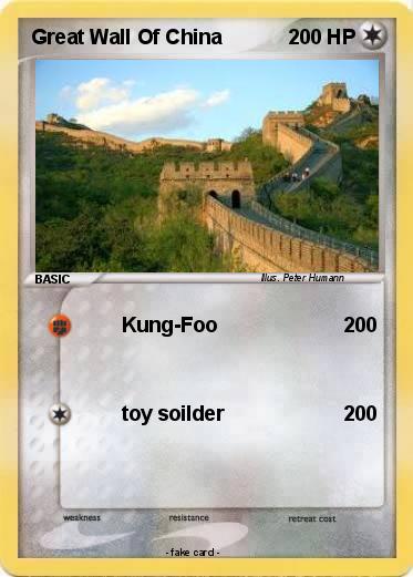Pokemon Great Wall Of China