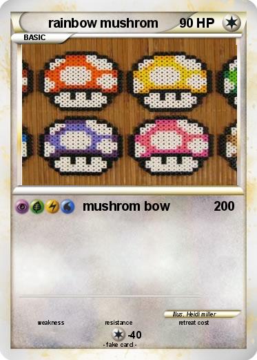 Pokemon rainbow mushrom