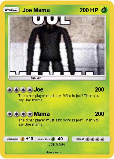 Pokemon Joe Mama