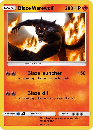 Pokemon Blaze Werewolf