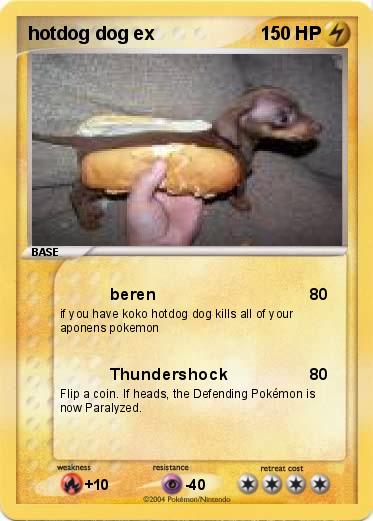 Pokemon hotdog dog ex