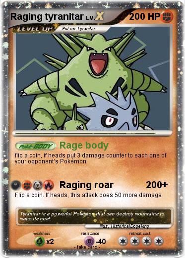 Pokemon Raging tyranitar