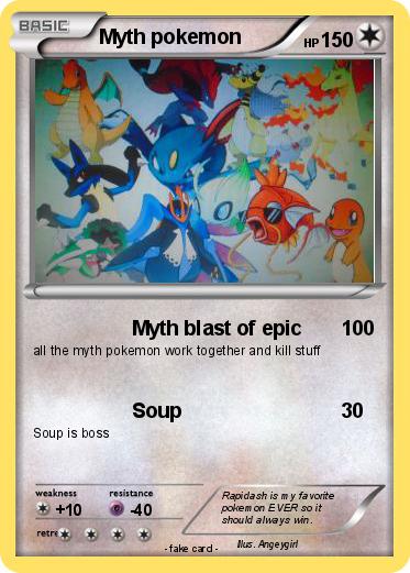 Pokemon Myth pokemon