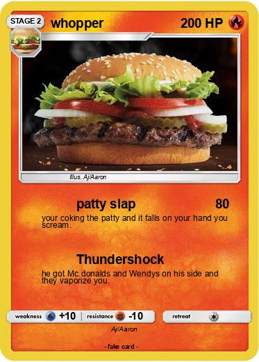 Pokemon whopper