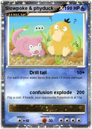 Pokemon Slowpoke & phyduck