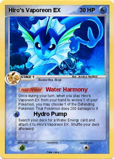 Pokemon Hiro's Vaporeon EX