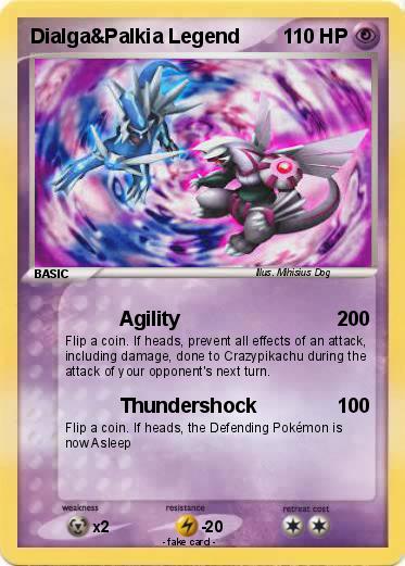 Pokemon Dialga&Palkia Legend