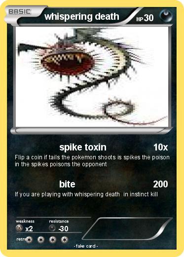 Pokemon whispering death