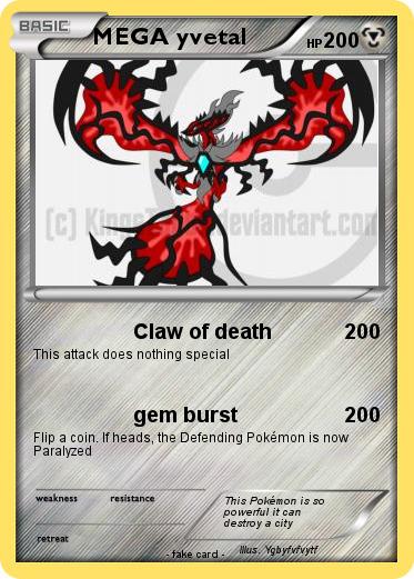 Pokemon MEGA yvetal